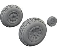 Eduard 1/72 P-51D Wheels Block Tread Brassin Set