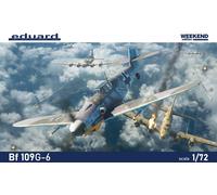Eduard 1:72 Scale WWII Messerschmitt Bf 109G-6 Weekend Edition Model Kit - 7475