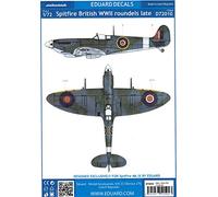 Eduard 1/72 Supermarine Spitfire - British WWII Roundels (Late) # D72010
