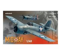 Eduard 11166 Midway Dual Combo F4F-3 & F4F-4 1:48 Aircraft Model Kit