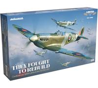 Eduard EDU11180 1/48 Dual Combo Limited Edition British Spitfire Mk.5b Czechoslovakia Pilot Plastic Model
