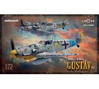 Eduard 2144 1:72nd scale Limited Edition Dual Combo Gustav Pt 1 Bf 109 G-5 & G-6