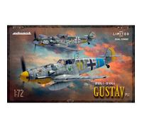 Eduard Plastic Kits Model Kit Gustav Pt.1 Bf 109 G-5 & G-6 1:72 Dual Combo (2144)