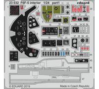 Eduard Accessories 23032 - 1:24 F6F-5 Interior For Airfix - New