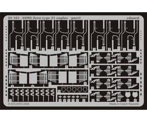 Eduard 32161 Etched Aircraft Detailling Set 1:32 Mitsubishi A6M2 'Zero' type 21