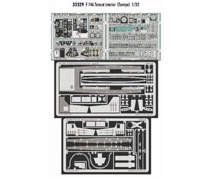 Eduard 32529 Etched Aircraft Detailling Set 1:32 Grumman F-14A Tomcat interior P