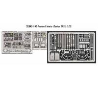 Eduard 32545 Etched Aircraft Detailling Set 1:32 McDonnell F-4C/F-4D Phantom int