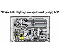 Eduard 32546 Etched Aircraft Detailling Set 1:32 Lockheed-Martin F-16CJ Fighting