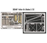 Eduard 32547 Etched Aircraft Detailling Set 1:32 Fokker Dr.I Triplane Pre-painte
