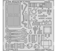 Eduard 32849 Etched Aircraft Detailling Set 1:32 de Havilland Mosquito Mk.VI int