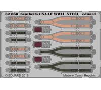 Eduard 32868 Etched Aircraft Detailling Set 1:32 seatbelts USAAF WWII Steel