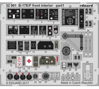Eduard 32901 Etched Aircraft Detailling Set 1:32 Boeing B-17E/F front interior