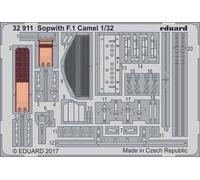 1/32 scale Eduard photoetch detail set for the Sopwith Camel model kits by Wingnut Wings ~ EDP32911