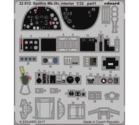 Eduard 32912 Etched Aircraft Detailling Set 1:32 Supermarine Spitfire Mk.IXc int