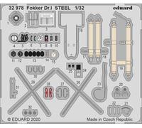 Eduard 32978 Etched Aircraft Detailling Set 1:32 Fokker Dr.I Triplane Steel