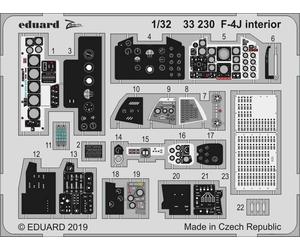 Eduard 33230 Etched Aircraft Detailling Set 1:32 McDonnell F-4J Phantom interior