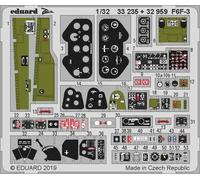 Eduard 33235 Etched Aircraft Detailling Set 1:32 Grumman F6F-3 Hellcat