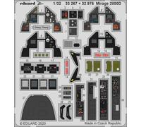 Eduard 33267 Etched Aircraft Detailling Set 1:32 Dassault Mirage 2000D
