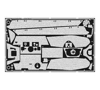 EDUARD 35564 1/35 PE ZIMMERIT for TAMIYA KING TIGER with PORSCHE TURRET