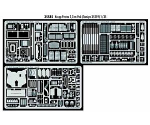 Eduard 35585 1:35 Etched Detailing Set for Tamiya Kits Krupp-Protze 3.7cm PaK-