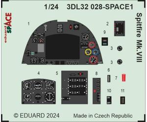 Eduard 3DL32028 1:24 Supermarine Spitfire Mk.VIII SPACE