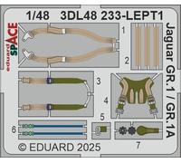 EDUARD 3DL48233 SPACE JAGUAR GR.1 / GR.1A SPACE (FOR AIRFIX KIT) 1/48