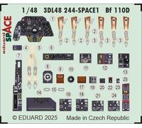 Eduard 3DL48244 1:48 Messerschmitt Bf-110D SPACE