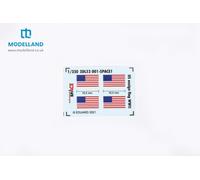 Eduard 3DL53001 US Ensign Flag WWII SPACE Series 1/350 Scale - 3D Printed Detail