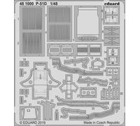 Eduard 481000 Etched Aircraft Detailling Set 1:48 North-American P-51D-5 Mustang