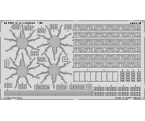 Eduard 481005 Etched Aircraft Detailling Set 1:48 Boeing B-17G Flying Fortress e