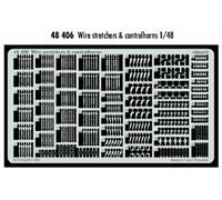 Eduard 48406 Etched Aircraft Detailling Set 1:48 Wire stretchers and control hor
