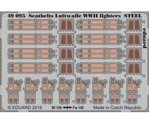 Eduard 49095 Etched Aircraft Detailling Set 1:48 seatbelts Luftwaffe WWII fighte