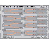Eduard 49097 Etched Aircraft Detailling Set 1:48 seatbelts RAF early Steel