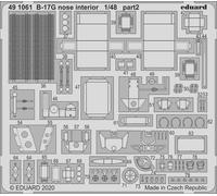 Eduard 491061 Etched Aircraft Detailling Set 1:48 Boeing B-17G Flying Fortress n