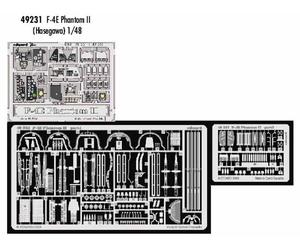 Eduard 49231 Etched Aircraft Detailling Set 1:48 McDonnell F-4E Phantom Pre-pain