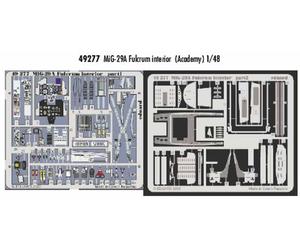 Eduard 49277 Etched Aircraft Detailling Set 1:48 Mikoyan MiG-29A 'Fulcrum' inter