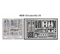 Eduard 49278 Etched Aircraft Detailling Set 1:48 Vought F-8E Crusader Pre-painte