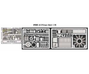 Eduard 49300 Etched Aircraft Detailling Set 1:48 Saab JAS-39A Gripen Pre-painted