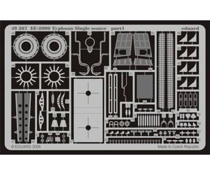 Eduard 49367 Etched Aircraft Detailling Set 1:48 Eurofighter EF-2000A Typhoon si
