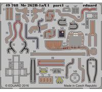 Eduard 49768 Etched Aircraft Detailling Set 1:48 Messerschmitt Me-262B-1a/U1
