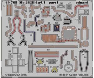 Eduard 49768 Etched Aircraft Detailling Set 1:48 Messerschmitt Me-262B-1a/U1