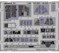 Eduard 49805 Etched Aircraft Detailling Set 1:48 Grumman F-14A Tomcat interior