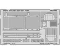 Eduard 49958 Etched Aircraft Detailling Set 1:48 Dassault Rafale C interior