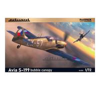 Eduard 70151 Avia S-199 Bubble Canopy ProfiPaCK 1:72 Plastic Model Kit