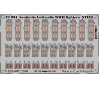 Eduard 73034 Etched Aircraft Detailling Set 1:72 Seatbelts Luftwaffe WWII fighte