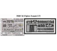 Eduard 73231 Etched Aircraft Detailling Set 1:72 North-American RA-5C Vigilante