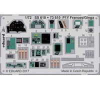 Eduard 73610 Etched Aircraft Detailling Set 1:72 Kugisho P1Y1-S/P1Y2 Ginga