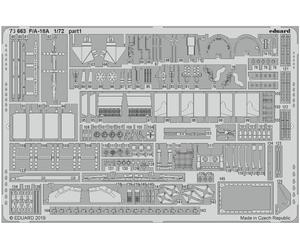 Eduard 73663 Etched Aircraft Detailling Set 1:72 McDonnell-Douglas F/A-18 Hornet