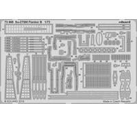 Eduard 73665 Etched Aircraft Detailling Set 1:72 Suchoi Su-27SM Flanker B