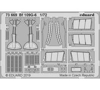Eduard 73669 Etched Aircraft Detailling Set 1:72 Messerschmitt Bf-109G-6